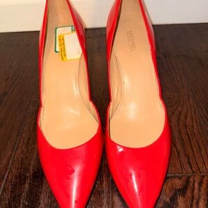 Michael Kors Vibrant Red Heels